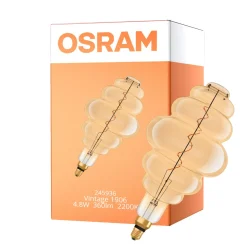 Osram Vintage 1906 LED E27 Special Filament Gold 4.8W 360lm - 822 Extra Warm White | Dimmable