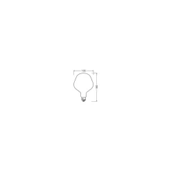 Osram Vintage 1906 LED E27 Special Filament Matt 7.3W 806lm - 827 Extra Varm Vit | Dimbar - Ersättare 60W
