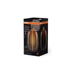 Osram Vintage 1906 LED E27 Special Filament Smoke 4.8W 200lm - 818 Extra Varm Vit | Dimbar - Ersättare 25W