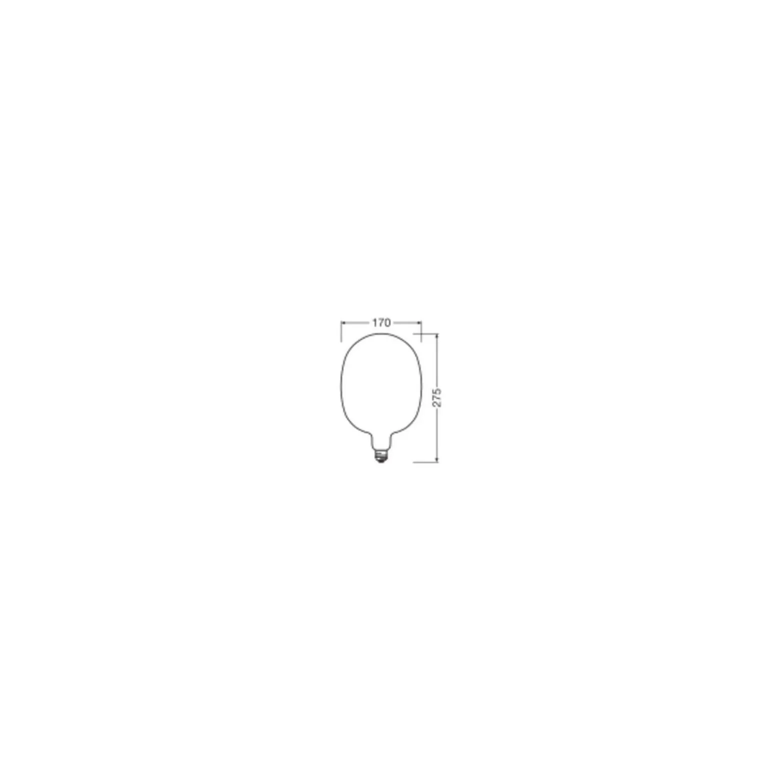 Osram Vintage 1906 LED E27 Special Filament Matt 7.3W 806lm - 827 Extra Varm Vit | Dimbar - Ersättare 60W