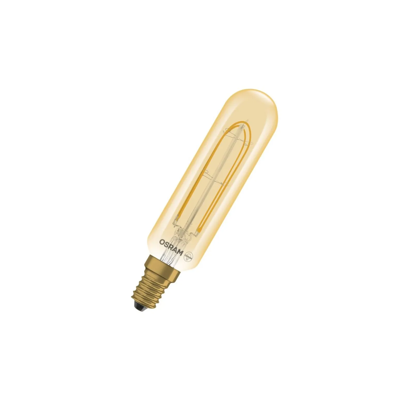 Osram Vintage 1906 LED Special Shapes E14 Tubular Ambar 4.8W 420lm - 822 Extra Varm Vit | Dimbar - Ersättare 40W
