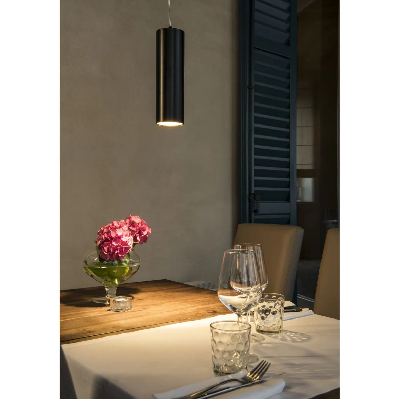 SLV Anela Pendellampa Aluminium Svart 10W 240lm - 930 Varm Vit | Bästa Färgåtergivning - Dimbar