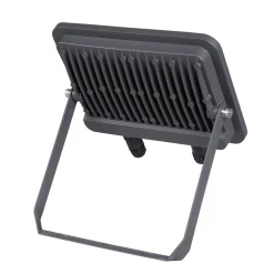 SLV Floodi Strålkastare Aluminium Antracit 48W 5150lm 180D - 830 Varm Vit | Utomhus - IP65 - IK06 - Symmetrisk