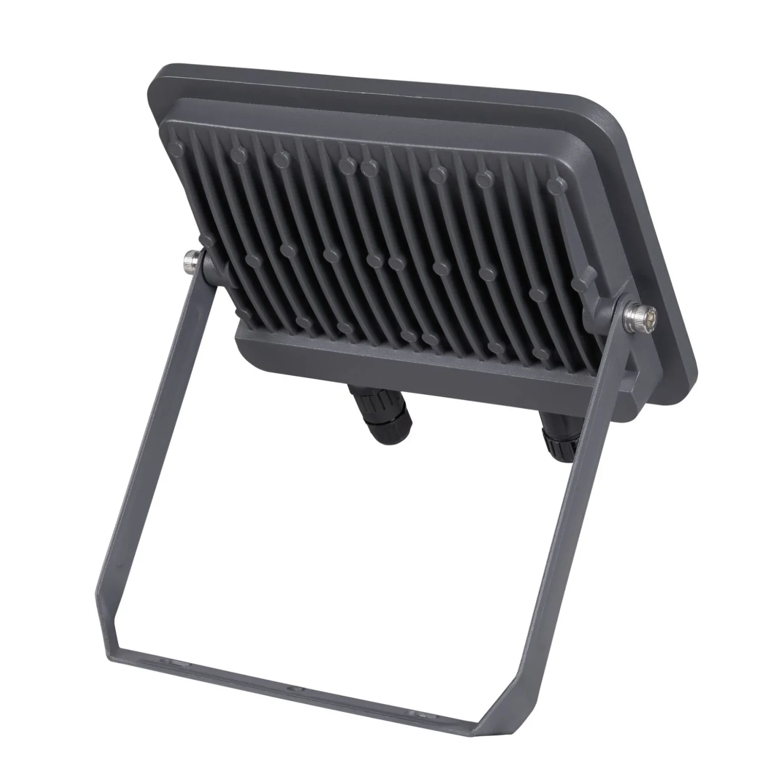 SLV Floodi Strålkastare Aluminium Antracit 48W 5150lm 180D - 830 Varm Vit | Utomhus - IP65 - IK06 - Symmetrisk