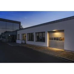 SLV Floodi Strålkastare Aluminium Antracit 48W 5150lm 180D - 830 Varm Vit | Utomhus - IP65 - IK06 - Symmetrisk