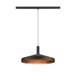 SLV Lalu Pendellampa Aluminium Svart 8W 700lm - 930 Varm Vit | Bästa Färgåtergivning - Dali Dimbar
