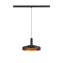 SLV Lalu Pendellampa Aluminium Svart 8W 700lm - 930 Varm Vit | Bästa Färgåtergivning - Dali Dimbar