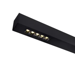 SLV Q-Line Wall/Taklampa Aluminium Svart 93W 4600lm - 940 Kallvit | Bästa Färgåtergivning - UGR<11 - Dimbar