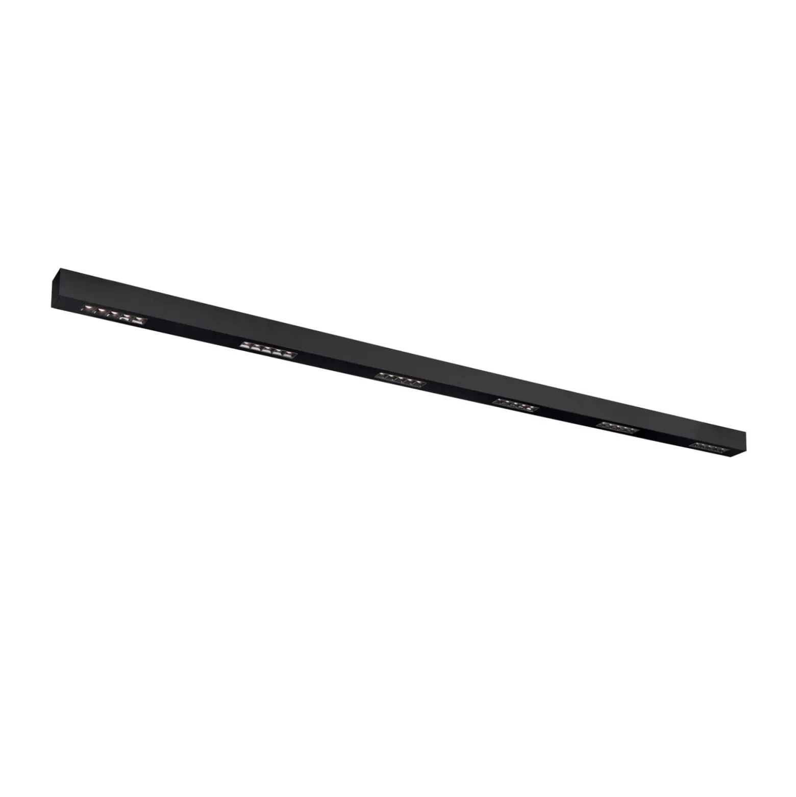 SLV Q-Line Wall/Taklampa Aluminium Svart 93W 4200lm - 930 Varm Vit | Bästa Färgåtergivning - UGR<11 - Dimbar