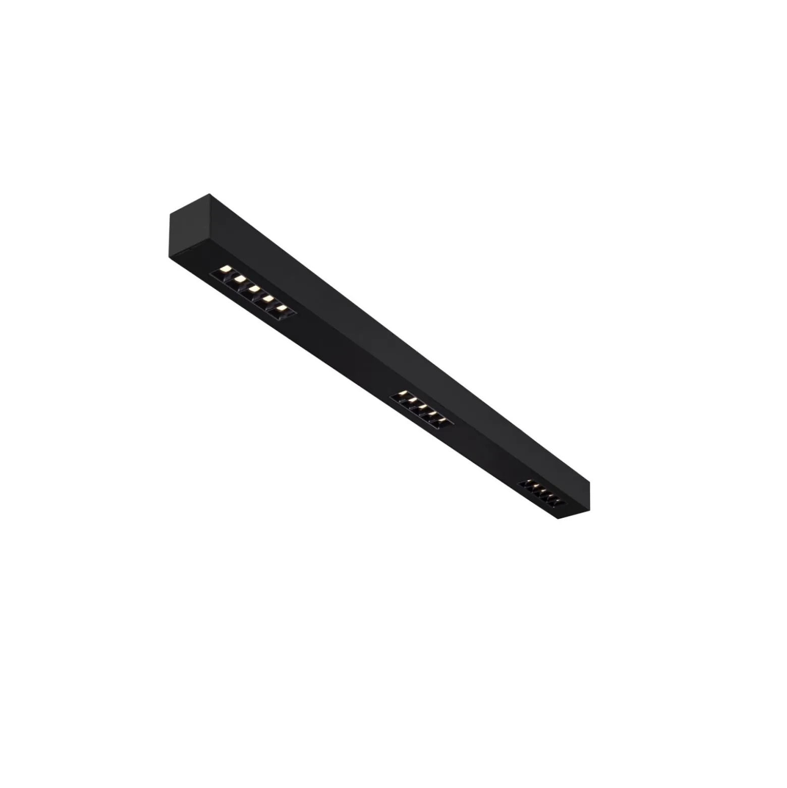 SLV Q-Line Wall/Taklampa Aluminium Svart 46W 2300lm - 940 Kallvit | Bästa Färgåtergivning - UGR<11 - Dimbar