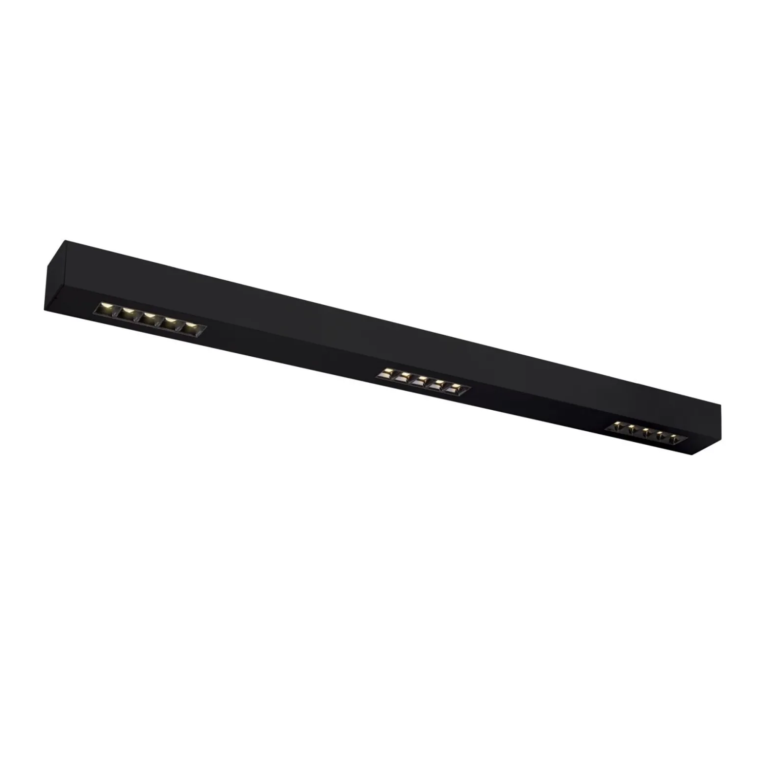 SLV Q-Line Wall/Taklampa Aluminium Svart 46W 2300lm - 940 Kallvit | Bästa Färgåtergivning - UGR<11 - Dimbar
