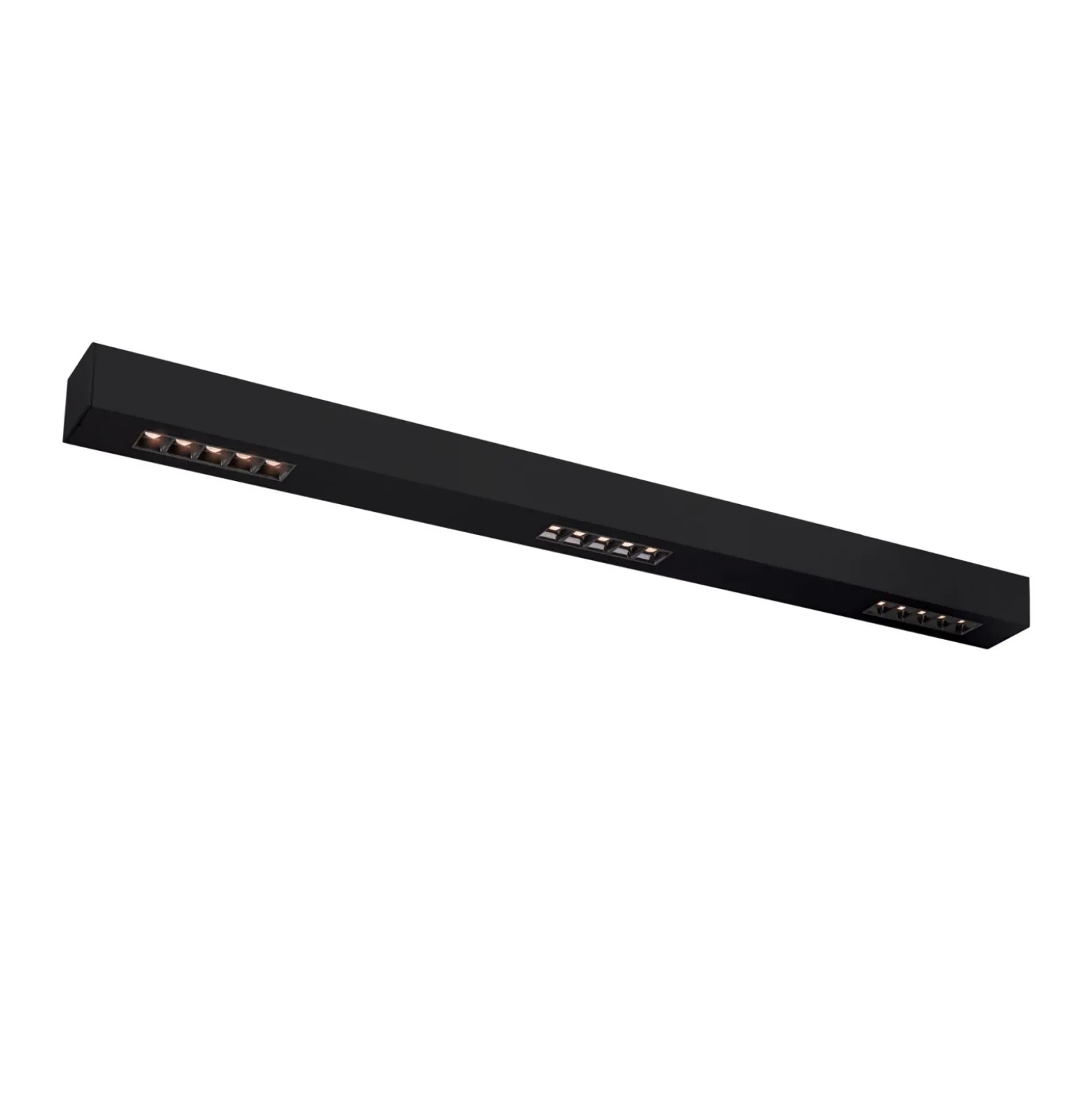 SLV Q-Line Wall/Taklampa Aluminium Svart 46W 2100lm - 930 Varm Vit | Bästa Färgåtergivning - UGR<11 - Dimbar