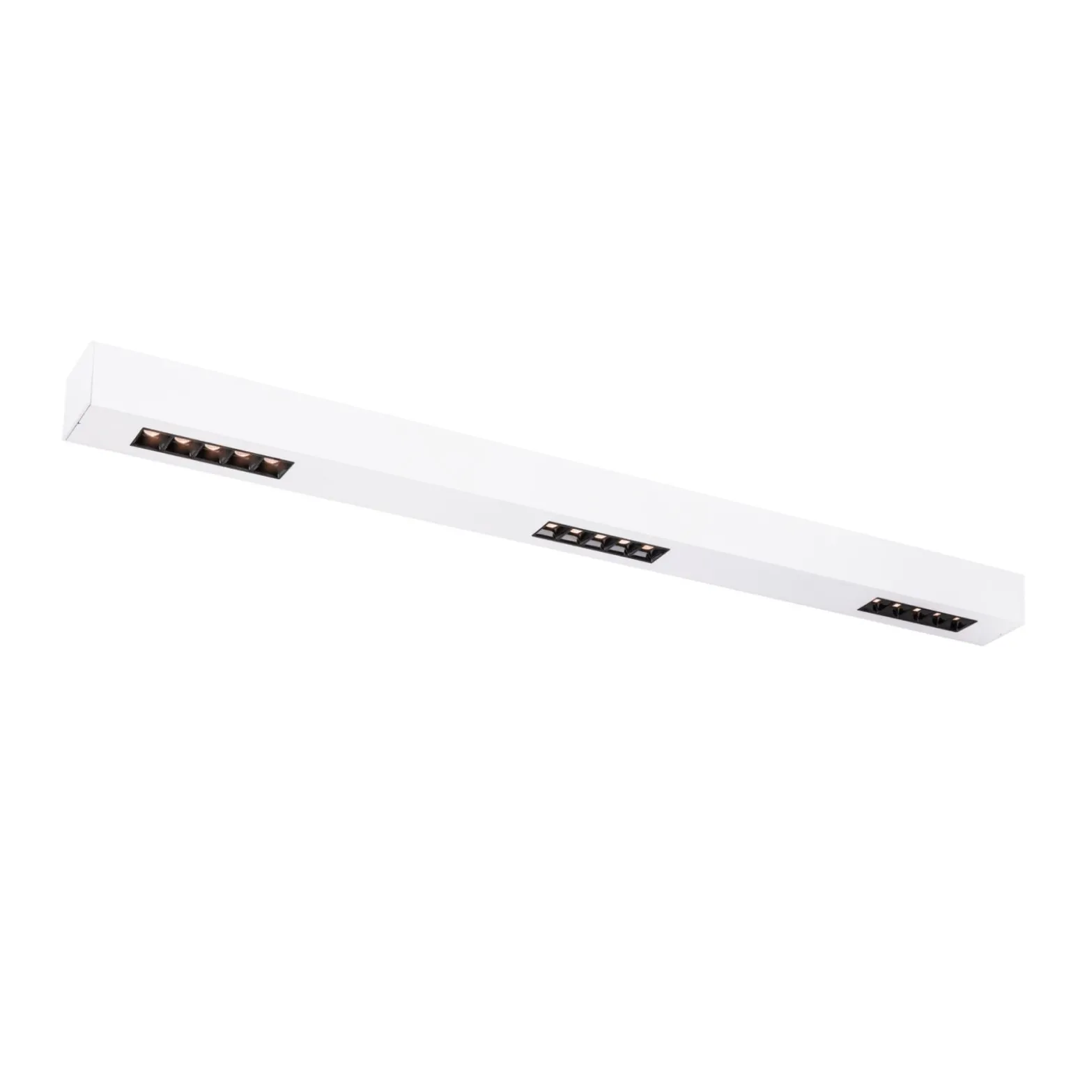 SLV Q-Line Wall/Taklampa Aluminium Vit 46W 2100lm - 930 Varm Vit | Bästa Färgåtergivning - UGR<11 - Dimbar