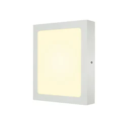 SLV Senser Wall/Taklampa Aluminium Vit 15W 1140lm - 930 Varm Vit | Bästa Färgåtergivning - Dimbar