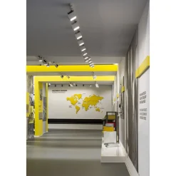 SLV Skenspot Euro Kub 3-Fas Aluminium Vit 26W 2740lm - 940 Kallvit | Bästa Färgåtergivning