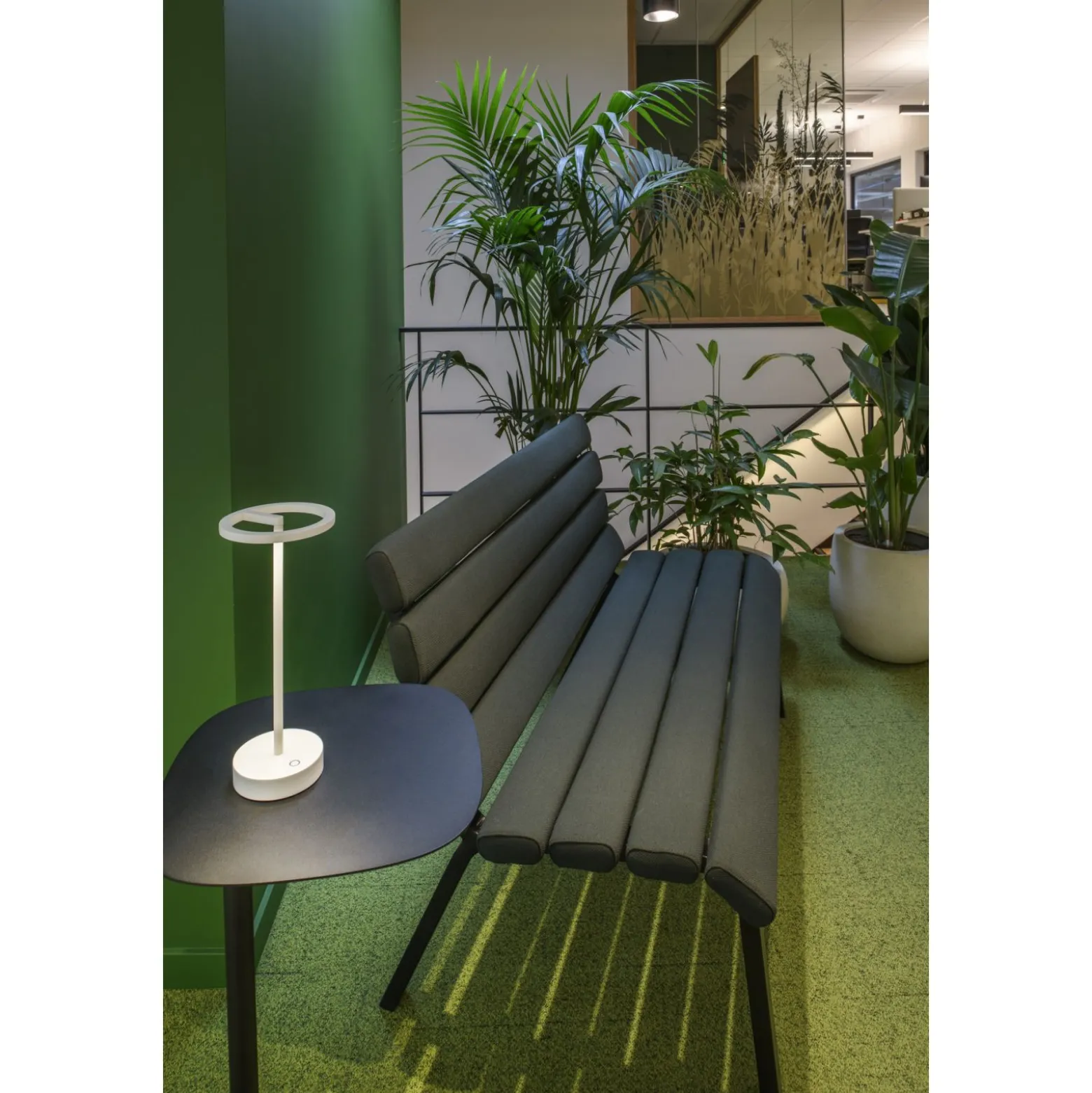 SLV Vinolina One Bordslampa Aluminium Vit 2.5W 125lm - 827 Extra Varm Vit | IP54 - Touchdimmerbar