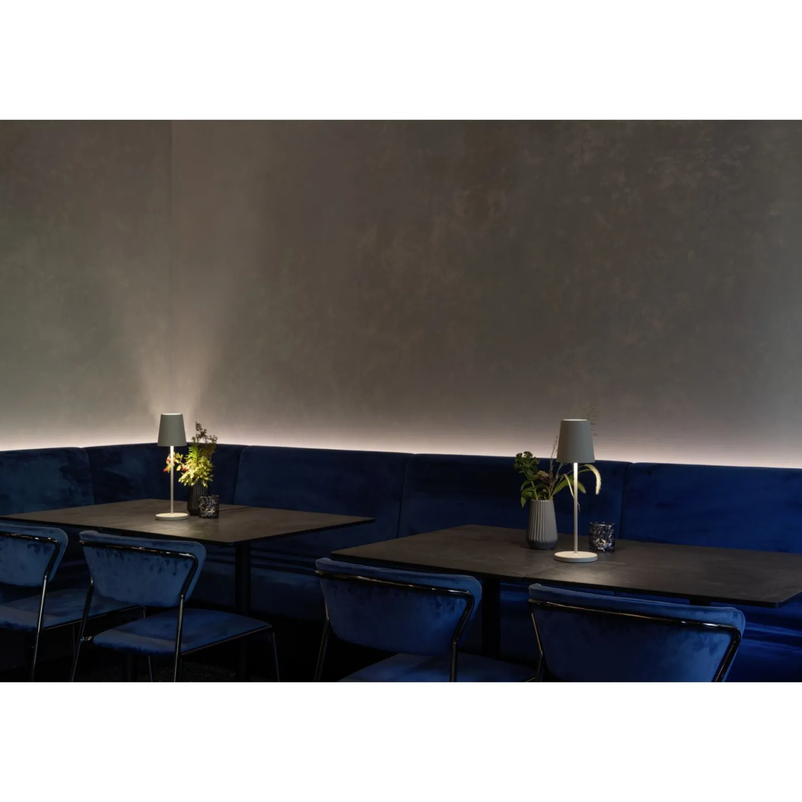 SLV Vinolina Two Bordslampa Aluminium Vit 2W 140lm - 822-827-830 CCT | IP65 - Touchdimmerbar