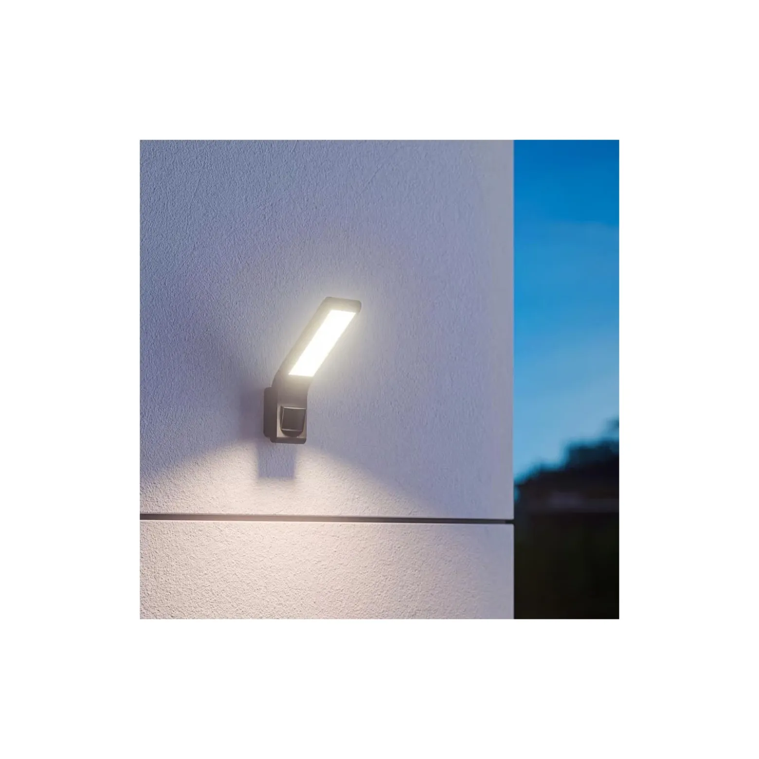 Steinel LED Strålkastare XLED Home Antracit 10.5W 550lm - 830 Varm Vit | IP44 - Rörelsesensor - Symmetrisk