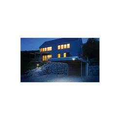 Steinel LED Vägglampa XSolar L-S Silver 150lm - 830 Varm Vit | Solar - Rörelse- Och Ljussensor