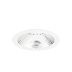 Sylvania LED Downlight Insaver Slim Aluminium Vit 13W 1700lm 70D - 840 Kallvit | Utskärning 175mm - IP44 - UGR <19