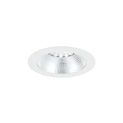 Sylvania LED Downlight Insaver Slim Aluminium Vit 1150lm 70D - 830 Varm Vit | Utskärning 150mm - IP44 - UGR <19
