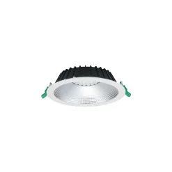 Sylvania LED Downlight Insaver Slim Aluminium Vit 2500lm 70D - 840 Kallvit | Utskärning 225mm - IP44