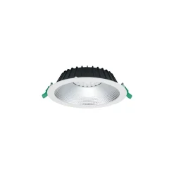 Sylvania LED Downlight Insaver Slim Aluminium Vit 2500lm 70D - 840 Kallvit | Utskärning 225mm - IP44