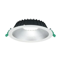 Sylvania LED Downlight Insaver Slim Aluminium Vit 2500lm 70D - 840 Kallvit | Utskärning 225mm - IP44