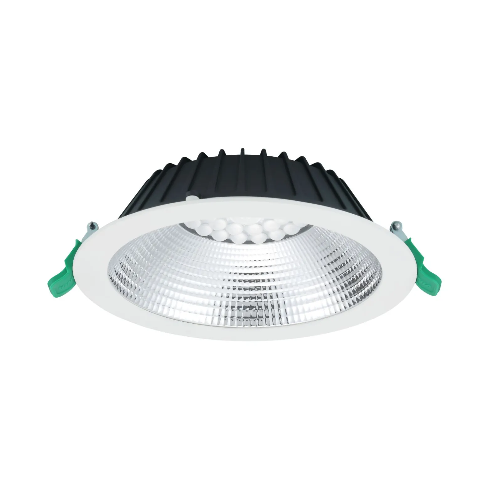 Sylvania LED Downlight Insaver Slim Aluminium Vit 2500lm 70D - 840 Kallvit | Utskärning 205mm - IP44 - UGR <19