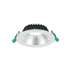 Sylvania LED Downlight Insaver Slim Aluminium Vit 1200lm 70D - 840 Kallvit | Utskärning 150mm - IP44 - UGR <19