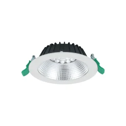 Sylvania LED Downlight Insaver Slim Aluminium Vit 1200lm 70D - 840 Kallvit | Utskärning 150mm - IP44 - UGR <19