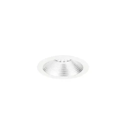 Sylvania LED Downlight Insaver Slim 175 Aluminium Vit 13W 1650lm 70D - 830 Varm Vit | Utskärning 175mm - IP44 - Dimbar