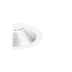 Sylvania LED Downlight Insaver Slim 175 Aluminium Vit 13W 1650lm 70D - 830 Varm Vit | Utskärning 175mm - IP44 - Dimbar