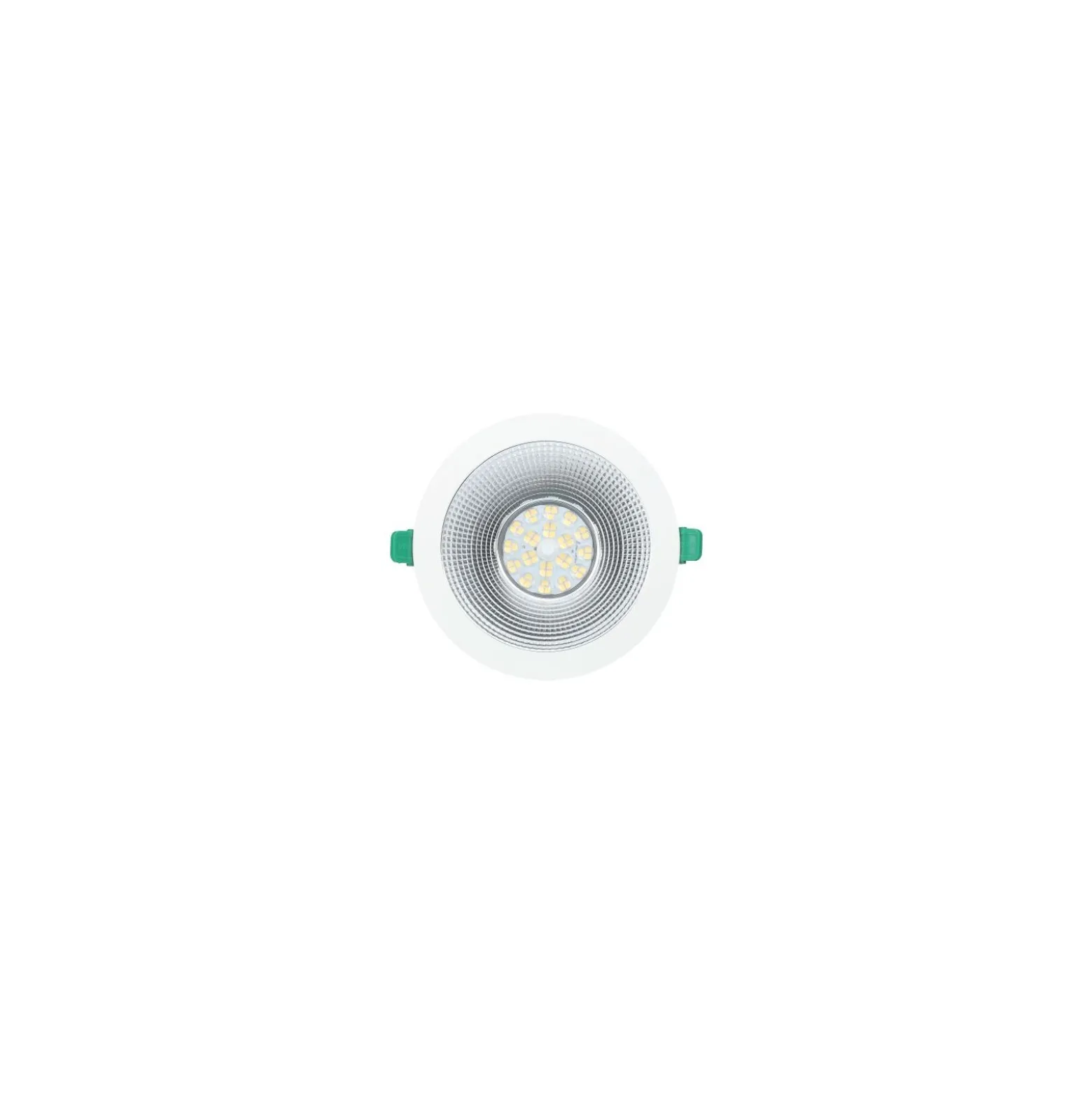 Sylvania LED Downlight Insaver Slim 175 Aluminium Vit 13W 1650lm 70D - 830 Varm Vit | Utskärning 175mm - IP44 - Dimbar
