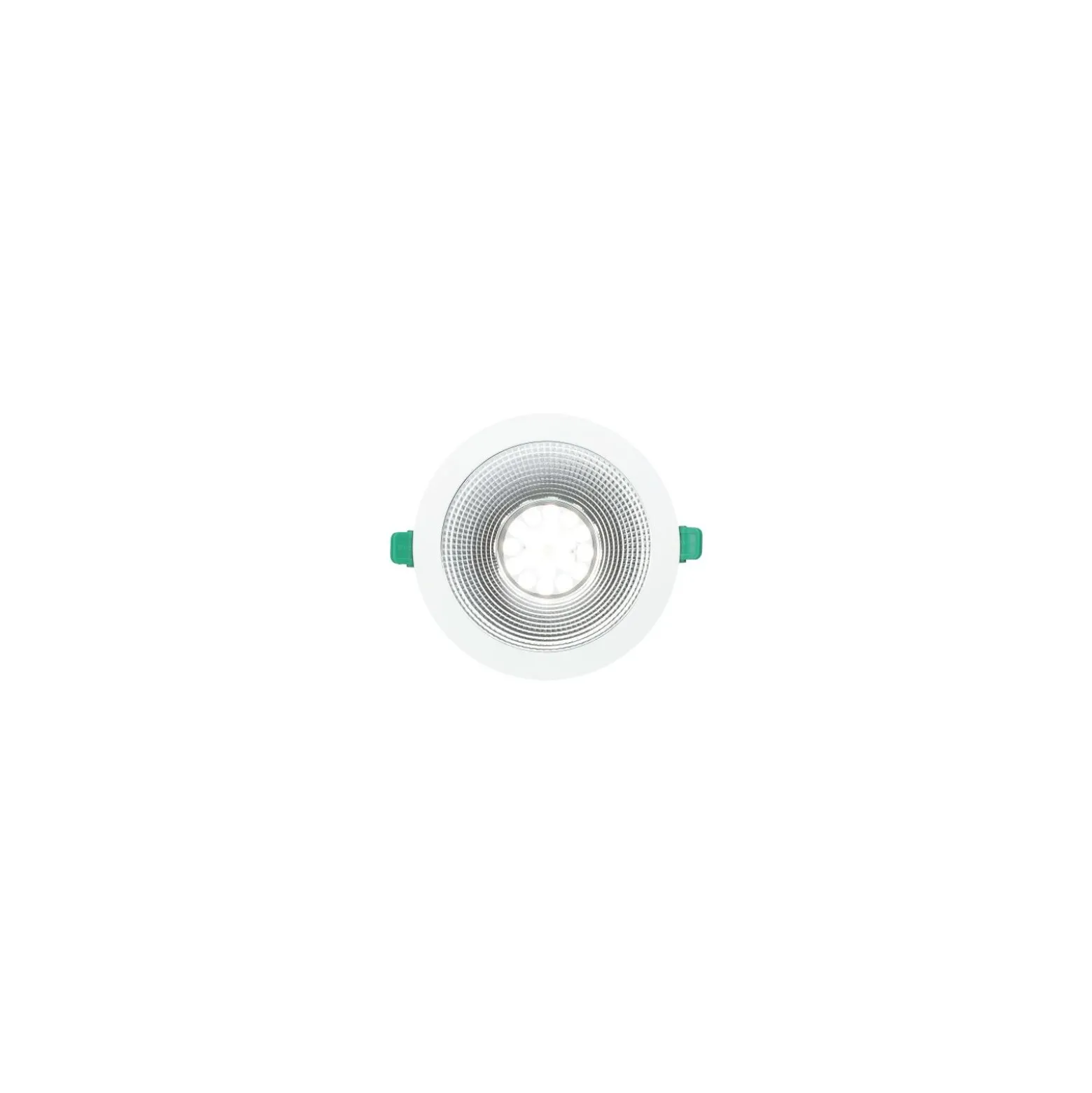 Sylvania LED Downlight Insaver Slim 175 Aluminium Vit 13W 1650lm 70D - 830 Varm Vit | Utskärning 175mm - IP44 - Dimbar