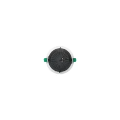 Sylvania LED Downlight Insaver Slim 175 Aluminium Vit 13W 1650lm 70D - 830 Varm Vit | Utskärning 175mm - IP44 - Dimbar
