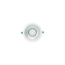 Sylvania LED Downlight Insaver Slim 225 Aluminium Vit 41W 4800lm 70D - 830 Varm Vit | Utskärning 225mm - IP44 - Dimbar