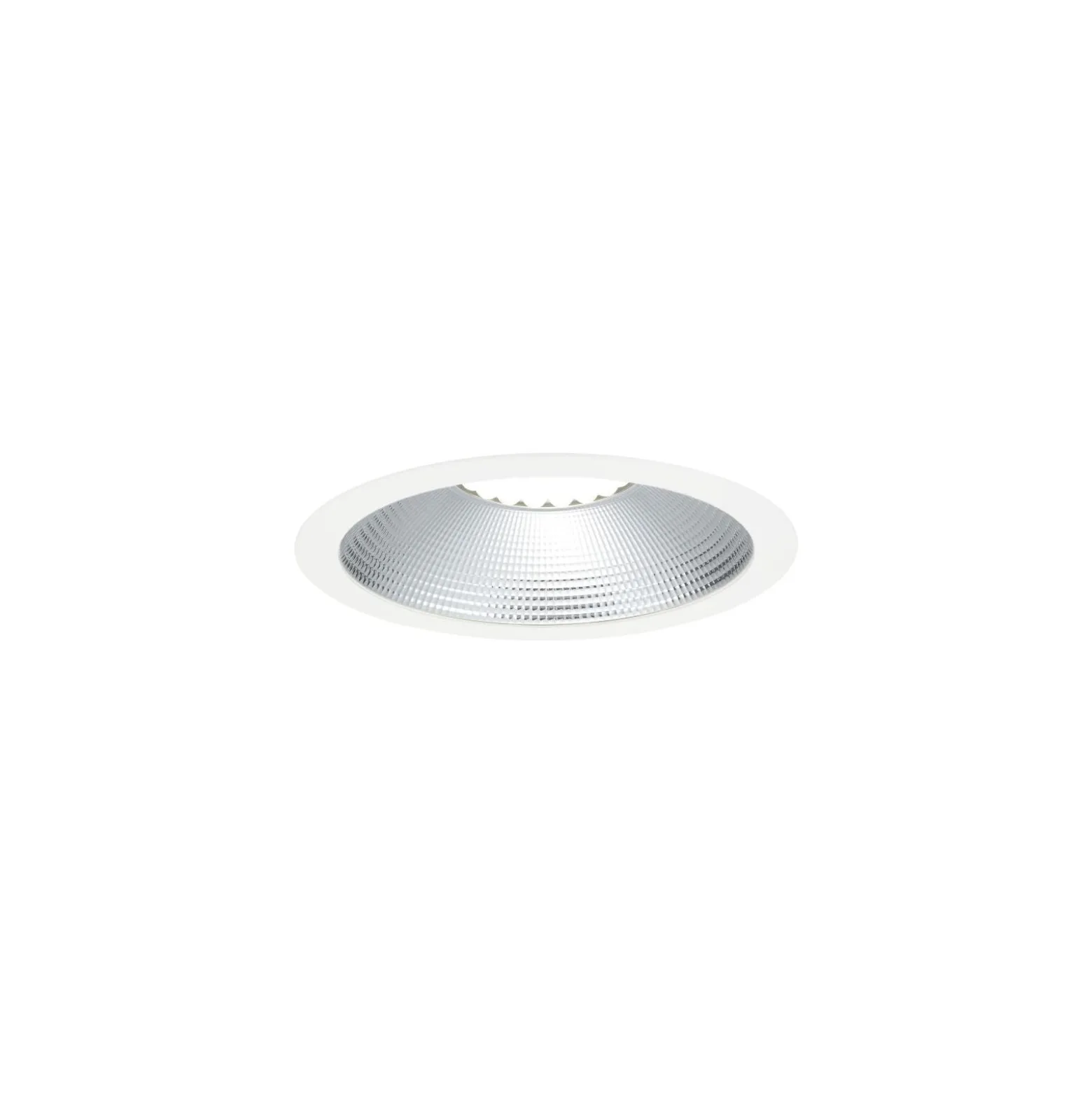 Sylvania LED Downlight Insaver Slim 225 Aluminium Vit 41W 4800lm 70D - 830 Varm Vit | Utskärning 225mm - IP44 - Dimbar