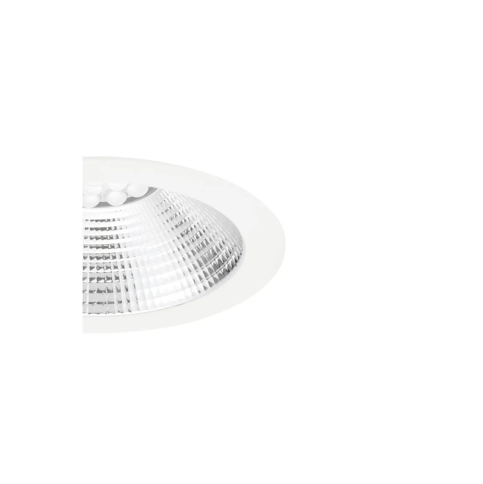 Sylvania LED Downlight Insaver Slim 175 Aluminium Vit 13W 1700lm 70D - 840 Kallvit | Utskärning 175mm - IP44 - Dimbar