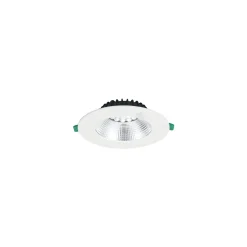 Sylvania LED Downlight Insaver Slim Aluminium Vit 13W 1200lm 70D - 840 Kallvit | Utskärning 175mm - IP44 - UGR <19 - Rörelsesensor
