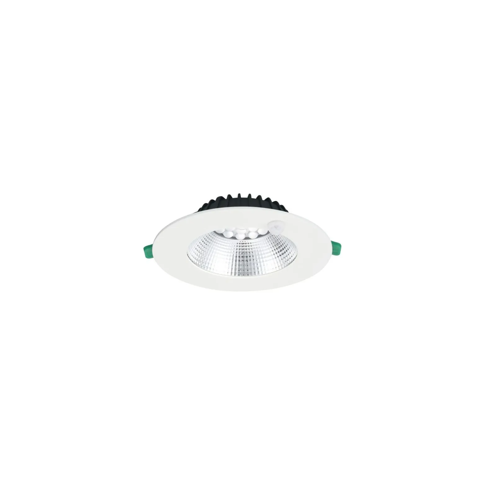 Sylvania LED Downlight Insaver Slim Aluminium Vit 13W 1200lm 70D - 840 Kallvit | Utskärning 175mm - IP44 - UGR <19 - Rörelsesensor