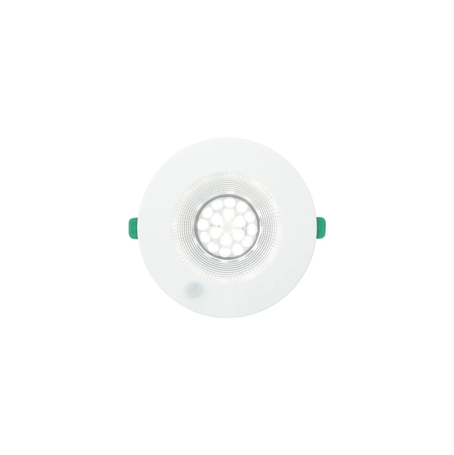 Sylvania LED Downlight Insaver Slim Aluminium Vit 13W 1200lm 70D - 840 Kallvit | Utskärning 175mm - IP44 - UGR <19 - Rörelsesensor