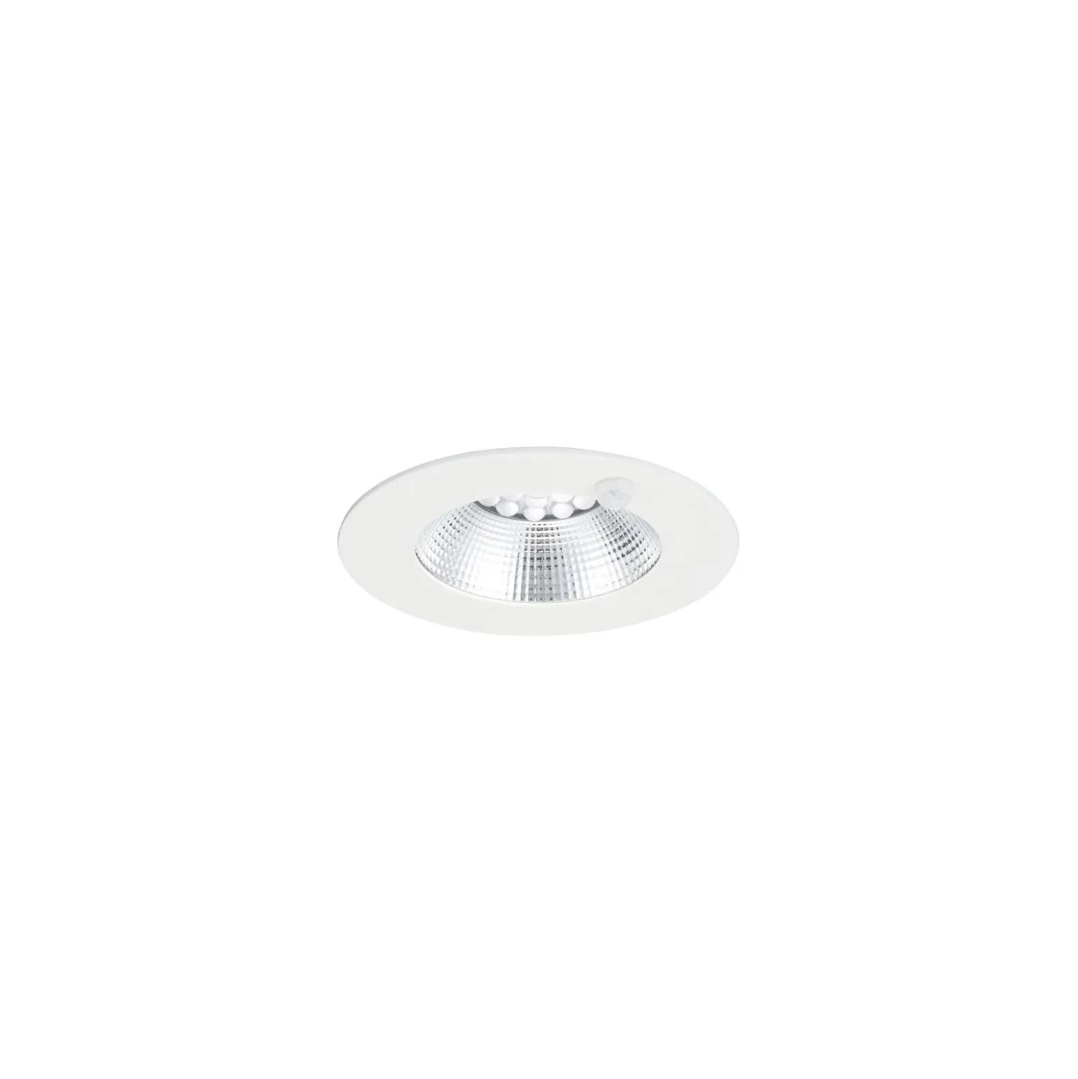 Sylvania LED Downlight Insaver Slim Aluminium Vit 13W 1200lm 70D - 840 Kallvit | Utskärning 175mm - IP44 - UGR <19 - Rörelsesensor