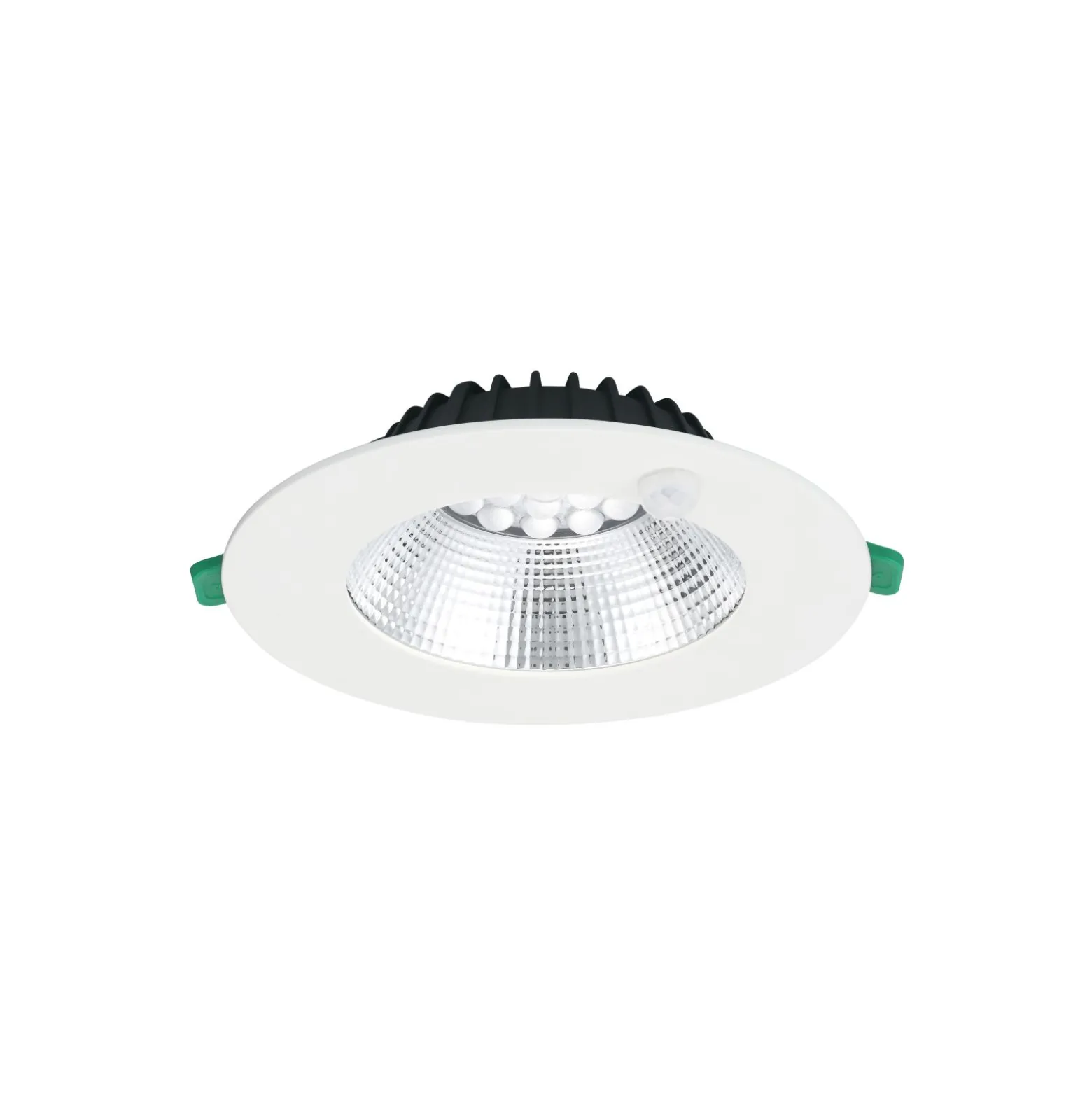 Sylvania LED Downlight Insaver Slim Aluminium Vit 13W 1200lm 70D - 840 Kallvit | Utskärning 175mm - IP44 - UGR <19 - Rörelsesensor