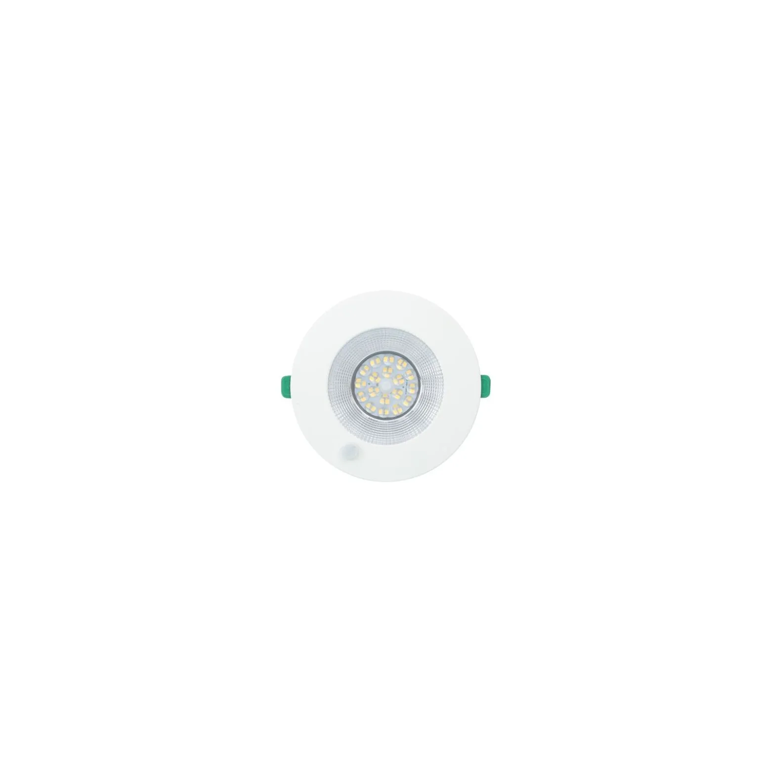 Sylvania LED Downlight Insaver Slim Aluminium Vit 13W 1150lm 70D - 830 Varm Vit | Utskärning 175mm - IP44 - UGR <19 - Rörelsesensor