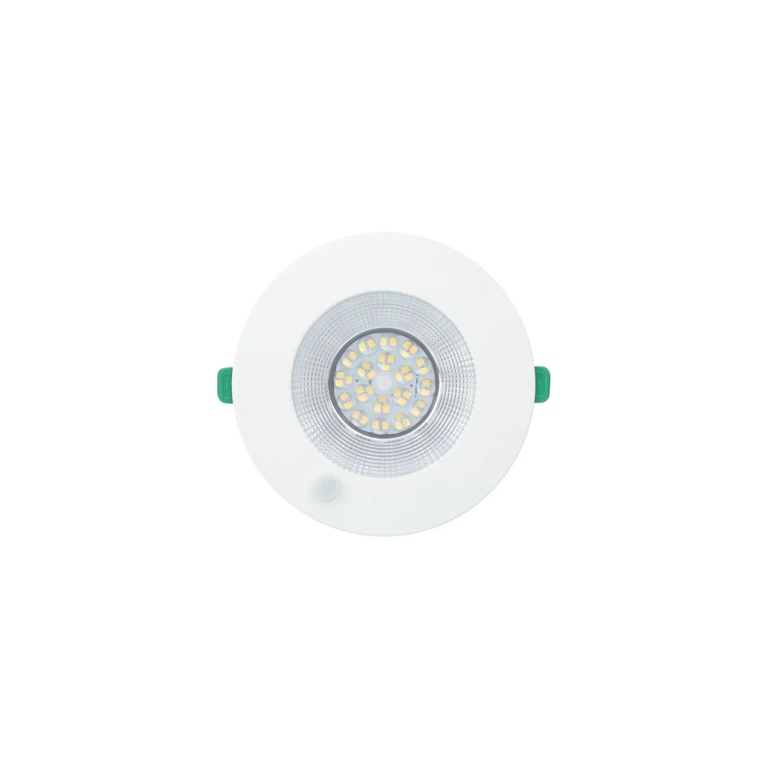 Sylvania LED Downlight Insaver Slim Aluminium Vit 13W 1150lm 70D - 830 Varm Vit | Utskärning 175mm - IP44 - UGR <19 - Rörelsesensor
