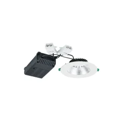 Sylvania LED Downlight Insaver Slim Aluminium Vit 13W 1150lm 70D - 830 Varm Vit | Utskärning 175mm - IP44 - UGR <19 - Rörelsesensor