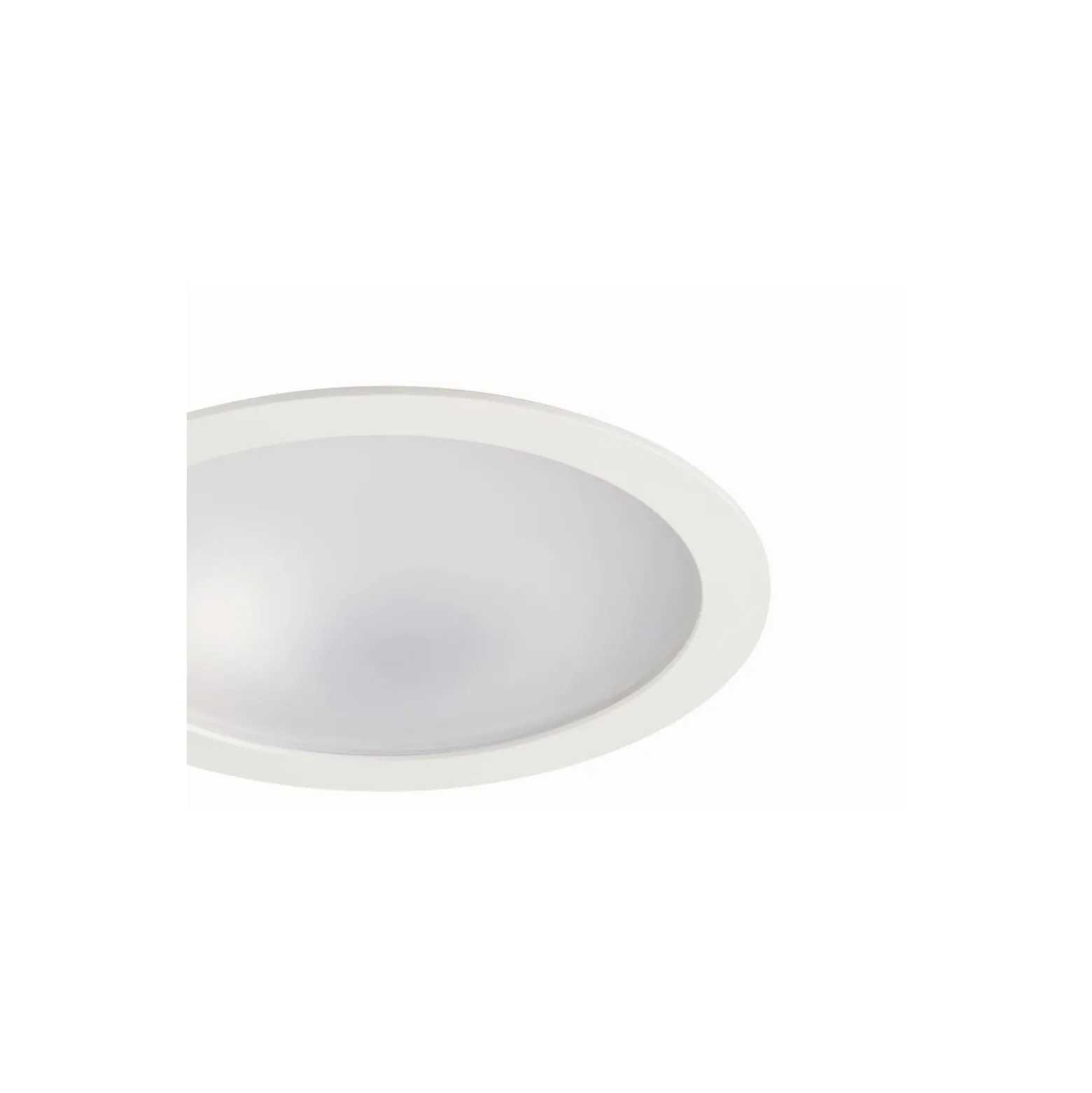 Sylvania LED Downlight Start 225 Aluminium Vit 23W 2350lm 77D - 830 Varm Vit | Utskärning 225mm - IP54