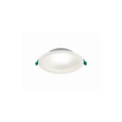 Sylvania LED Downlight Start 225 Aluminium Vit 23W 2350lm 77D - 830 Varm Vit | Utskärning 225mm - IP54