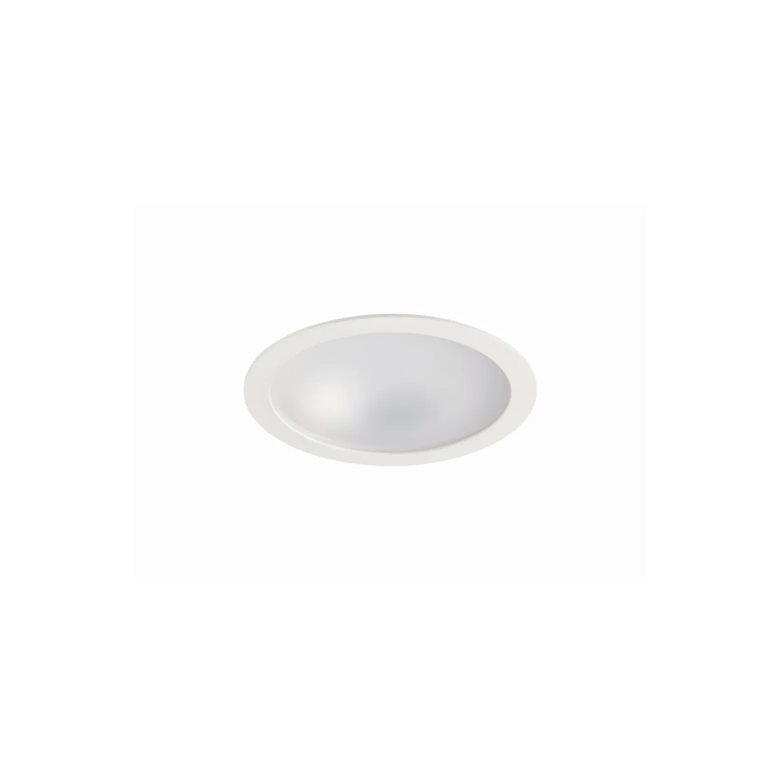 Sylvania LED Downlight Start 225 Aluminium Vit 23W 2350lm 77D - 830 Varm Vit | Utskärning 225mm - IP54